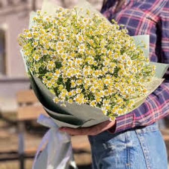 Букет из танацетума №19