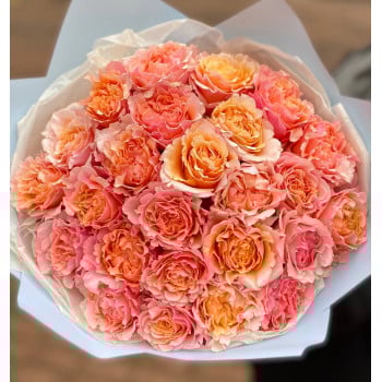 21 пионовидные розы 21 пионовидные розы